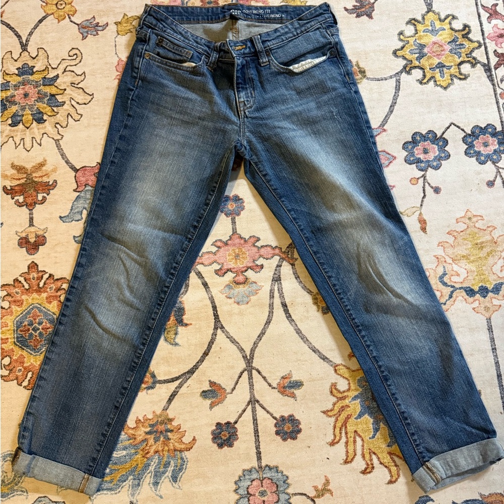GAP Boyfriend Jeans in Classic Blue
